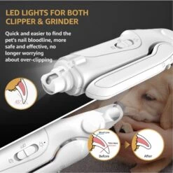 Pawshelf 2-in-1 Dog & Cat Nail Grinders & Clippers -Pet Wellness 774870 PT2. AC SS1800 V1676476608