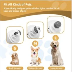 Pawshelf 2-in-1 Dog & Cat Nail Grinders & Clippers -Pet Wellness 774870 PT3. AC SS1800 V1676476494
