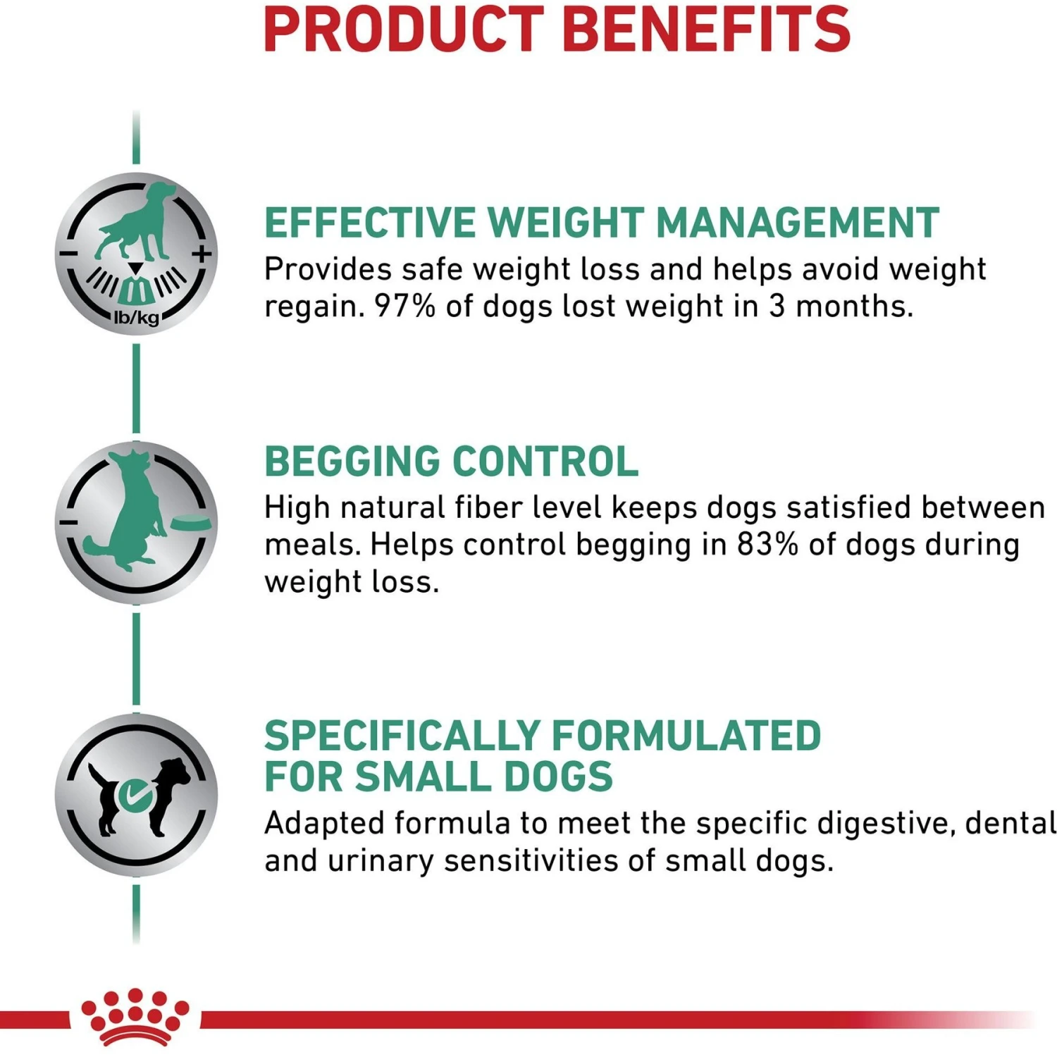 Royal Canin Veterinary Diet Adult Satiety Support Weight Management Small Breed Dry Dog Food 6 Royal Canin Veterinary Diet Adult Satiety Support Weight Management Small Breed Dry Dog Food - Image 6