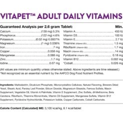 NaturVet VitaPet Adult Plus Breath Aid Chewable Tablets Multivitamin For Dogs 16 NaturVet VitaPet Adult Plus Breath Aid Chewable Tablets Multivitamin For Dogs -Pet Wellness 77909 PT7. AC SS1800 V1698697471