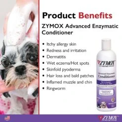 Zymox Advanced Enzymatic Oatmeal Cat & Dog Conditioner & Zymox Advanced Enzymatic Oatmeal Cat & Dog Shampoo -Pet Wellness 781198 PT4. AC SS1800 V1677168630