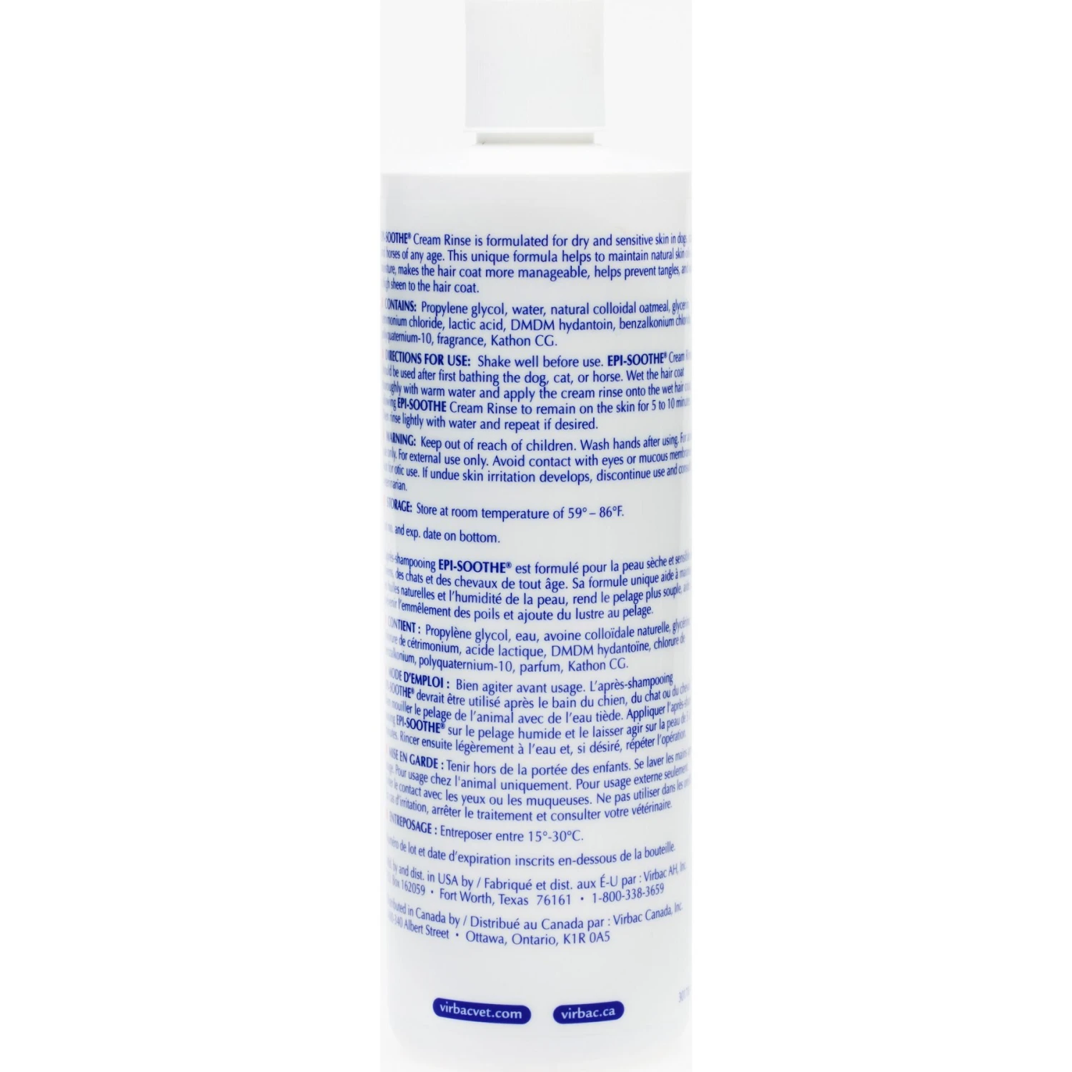 Virbac Epi-Soothe Pet Cream Rinse 2 Virbac Epi-Soothe Pet Cream Rinse - Image 2