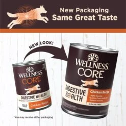 Wellness CORE Digestive Health Wholesome Grains Chicken & Brown Rice Recipe Dry Dog Food + 2 Items -Pet Wellness 783510 PT2. AC SS1800 V1677255265