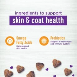 Wellness Shine Skin & Coat Bacon Flavor Chew Supplements For Dogs & Wellness Complete Health Adult Whitefish & Sweet Potato Recipe Dry Dog Food -Pet Wellness 783718 PT7. AC SS1800 V1677518566