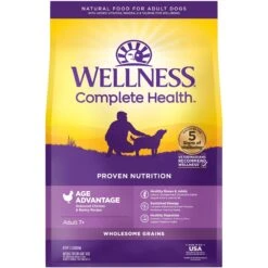 Wellness Move Hip & Joint Chicken Flavor Chew Supplements For Dogs & Wellness Complete Health Senior Deboned Chicken & Barley Recipe Dry Dog Food -Pet Wellness 783726 PT5. AC SS1800 V1677515962
