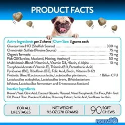 Forza10 Multifunction Peanut Butter Soft Chews Dog Supplement, 90 Count -Pet Wellness 783814 PT3. AC SS1800 V1680274825