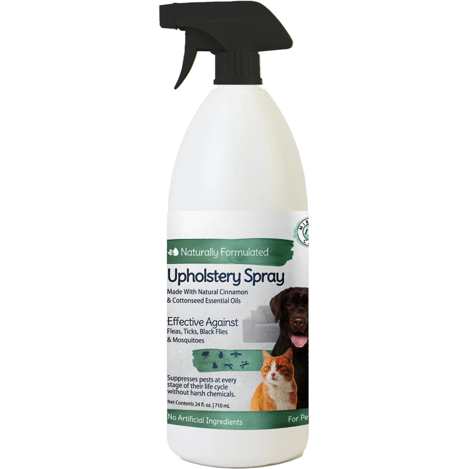 Miracle Care Naturally Formulated Flea & Tick Upholstery Spray 1 Miracle Care Naturally Formulated Flea & Tick Upholstery Spray
