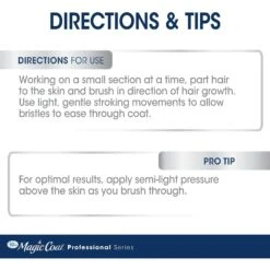 Four Paws Magic Coat Professional Series Dog Slicker Brush -Pet Wellness 78996 PT6. AC SS1800 V1600383357