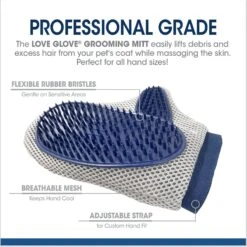 Four Paws Magic Coat Love Glove Grooming Mitt For Dogs -Pet Wellness 79078 PT5. AC SS1800 V1691673833