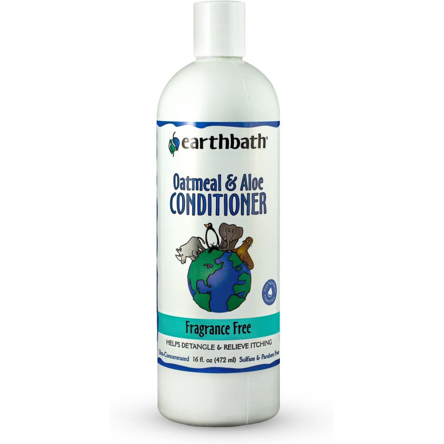 Earthbath Oatmeal & Aloe Fragrance Free Dog & Cat Conditioner 1 Earthbath Oatmeal & Aloe Fragrance Free Dog & Cat Conditioner