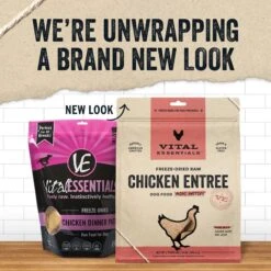Vital Essentials Chicken Mini Patties Entree Freeze-Dried Raw Dog Food 8 Vital Essentials Chicken Mini Patties Entree Freeze-Dried Raw Dog Food -Pet Wellness 793630 PT2. AC SS1800 V1680122761