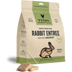 Vital Essentials Rabbit Mini Patties Entree Freeze-Dried Raw Dog Food