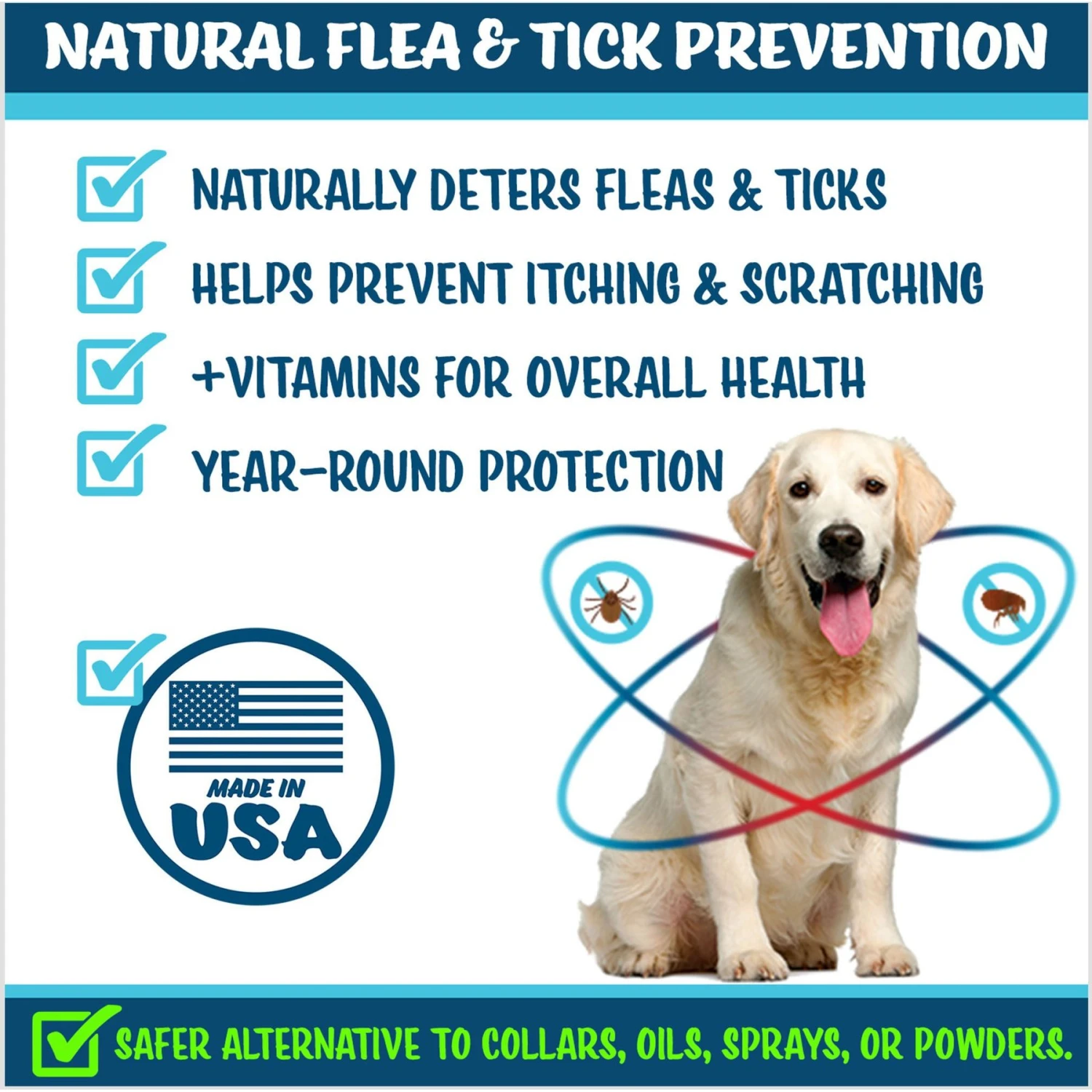 Texas Pet Company Flea Defender Soft Chews Dog Supplement, 120 Count 5 Texas Pet Company Flea Defender Soft Chews Dog Supplement, 120 Count - Image 5