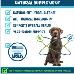 Texas Pet Company Worm Defender Soft Chews Supplement, 120 Count -Pet Wellness 793806 PT4. AC SS1800 V1680705709