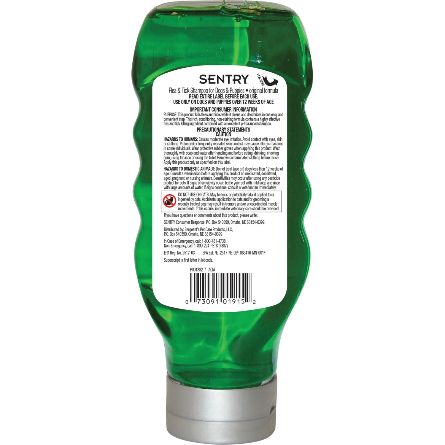 Sentry Flea & Tick Sunwashed Linen Shampoo For Dogs 2 Sentry Flea & Tick Sunwashed Linen Shampoo For Dogs - Image 2