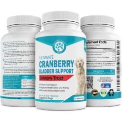 Wanderfound Pets Ultimate Cranberry Bladder & Urinary Tract Support Cat & Dog Supplement, 90 Count -Pet Wellness 794478 PT4. AC SS1800 V1681159621