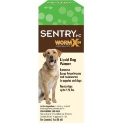 Sentry HC WormX DS Dewormer For Hookworms & Roundworms For Dogs