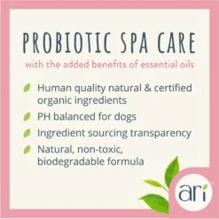 Health Extension ARI Probiotic Flea & Tick Dog Shampoo, 16-oz Bottle -Pet Wellness 795894 PT4. AC SS1800 V1695235067