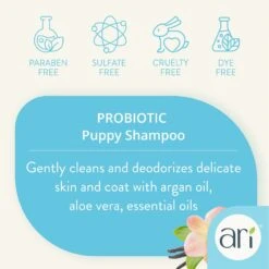 Health Extension ARI Probiotic Puppy Shampoo, 16-oz Bottle -Pet Wellness 795942 PT5. AC SS1800 V1695235120