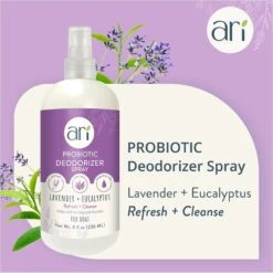 Health Extension ARI Probiotic Lavendar & Eucalyptus Dog Deodorizer Spray, 8-oz Bottle -Pet Wellness 796006 PT4. AC SS1800 V1695235067