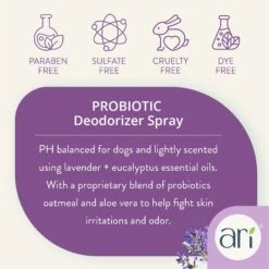 Health Extension ARI Probiotic Lavendar & Eucalyptus Dog Deodorizer Spray, 8-oz Bottle -Pet Wellness 796006 PT7. AC SS1800 V1695235066