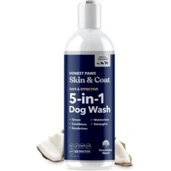 Honest Paws Nourising Skin & Coat Dog Shampoo & Conditioner, 16-oz Bottle