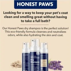 Honest Paws Hydrating Skin & Coat Waterless Dog Shampoo, 6.3-oz Bottle -Pet Wellness 802606 PT4. AC SS1800 V1682620832