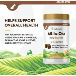 NaturVet All-in-One Soft Chews Multivitamin For Dogs -Pet Wellness 80366 PT2. AC SS1800 V1698692782