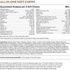 NaturVet All-in-One Soft Chews Multivitamin For Dogs -Pet Wellness 80366 PT7. AC SS1800 V1698692562