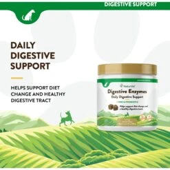 NaturVet Digestive Enzymes Plus Probiotic Soft Chews Digestive Supplement For Dogs -Pet Wellness 80375 PT2. AC SS1800 V1698696468