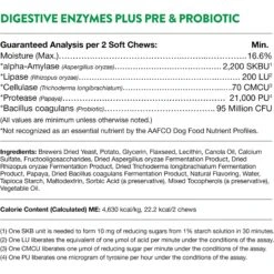 NaturVet Digestive Enzymes Plus Probiotic Soft Chews Digestive Supplement For Dogs -Pet Wellness 80375 PT7. AC SS1800 V1698695696