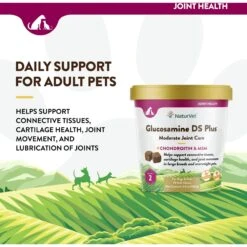 NaturVet Moderate Care Glucosamine DS Plus Soft Chews Joint Supplement For Dogs -Pet Wellness 80379 PT2. AC SS1800 V1698696913