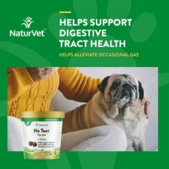 NaturVet No Toot Plus Fennel Soft Chews Digestive Supplement For Dogs -Pet Wellness 80381 PT3. AC SS1800 V1698694966