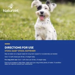 NaturVet Stool Ease Soft Chews Digestive Supplement For Dogs -Pet Wellness 80389 PT6. AC SS1800 V1698691612