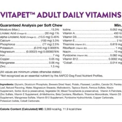 NaturVet VitaPet Adult Plus Breath Aid Soft Chews Multivitamin For Dogs -Pet Wellness 80393 PT7. AC SS1800 V1698693230