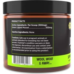 Super Snouts Joint Power 100% Green Lipped Mussels Dog & Cat Supplement, 5-oz Jar -Pet Wellness 804166 PT2. AC SS1800 V1680644999