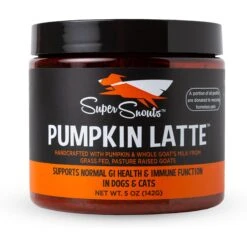 Super Snouts Pumpkin Latte Dog & Cat Digestive Supplement, 5-oz Jar