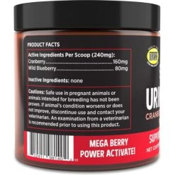 Super Snouts Berry Cranberry & Wild Blueberry Urinary Tract Dog Supplement, 2.6-oz Jar -Pet Wellness 804214 PT2. AC SS1800 V1680645000