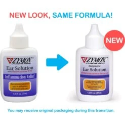 Zymox Ear Infection Solution With .5% Hydrocortisone For Dogs & Cats, 1.25-oz Bottle & Frisco Ear Wipes For Dogs, 100 Count -Pet Wellness 808334 PT4. AC SS1800 V1679065304