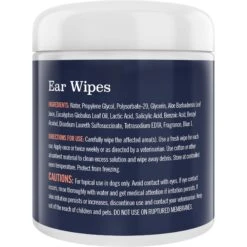 Zymox Ear Infection Solution With .5% Hydrocortisone For Dogs & Cats, 1.25-oz Bottle & Frisco Ear Wipes For Dogs, 100 Count -Pet Wellness 808334 PT6. AC SS1800 V1679065301