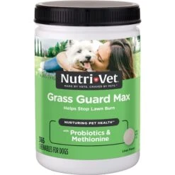 Nutri-Vet Grass Guard Max Chewable Tablets Urinary & Lawn Protection Supplement For Dogs