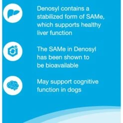 Nutramax Denosyl Tablets Liver & Brain Supplement For Medium Dogs, 30 Count -Pet Wellness 81137 PT2. AC SS1800 V1668637422