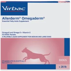 Virbac Allerderm Omegaderm Oil Skin & Coat Supplement For Dogs
