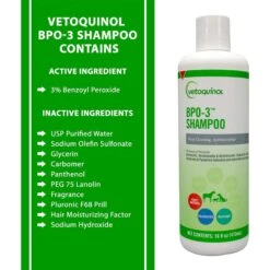 Vetoquinol BPO-3 Shampoo For Dogs & Cats -Pet Wellness 81707 PT4. AC SS1800 V1492208625