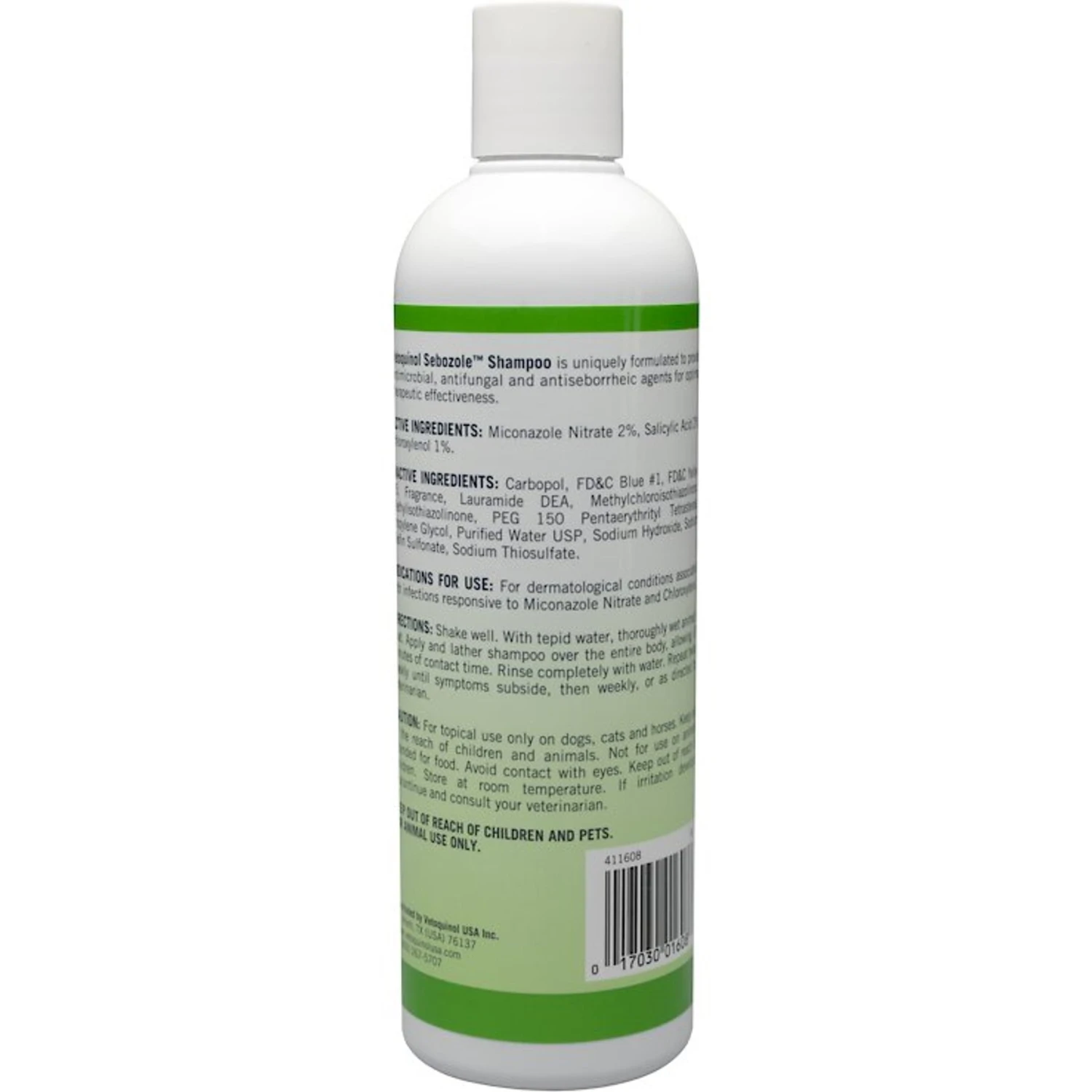 Vetoquinol Sebozole Shampoo For Dogs & Cats 2 Vetoquinol Sebozole Shampoo For Dogs & Cats - Image 2