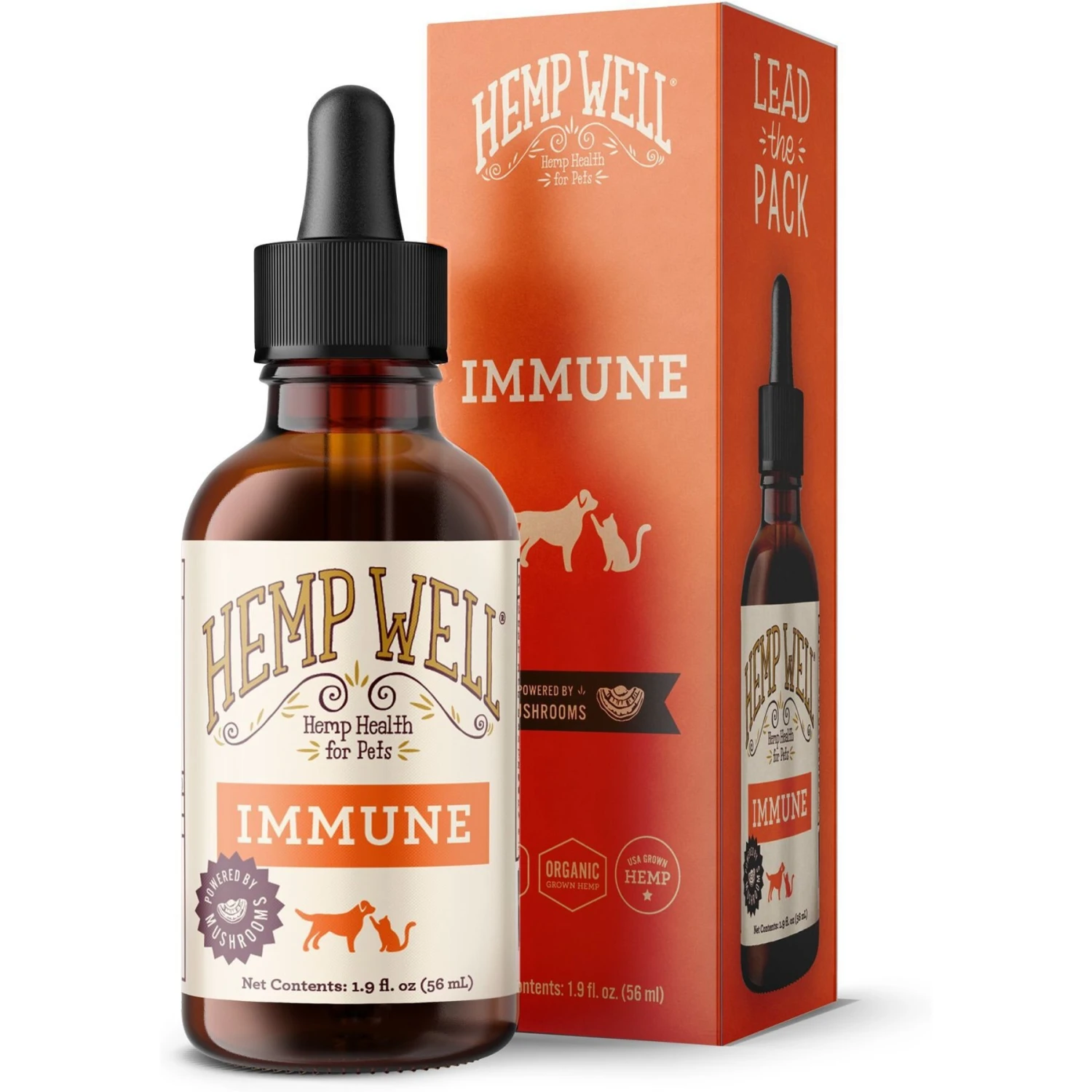 Hemp Well Immune Liquid Supplement For Dogs & Cat, 2-oz Bottle 1 Hemp Well Immune Liquid Supplement For Dogs & Cat, 2-oz Bottle