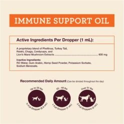 Hemp Well Immune Liquid Supplement For Dogs & Cat, 2-oz Bottle 9 Hemp Well Immune Liquid Supplement For Dogs & Cat, 2-oz Bottle -Pet Wellness 817590 PT2. AC SS1800 V1700689481