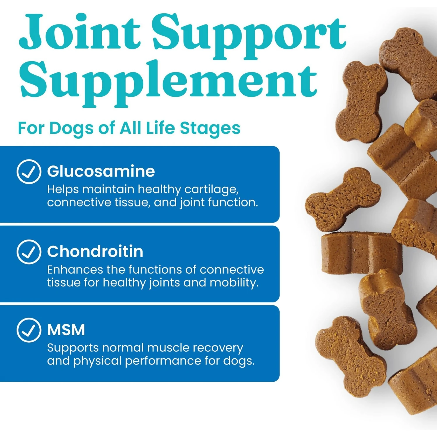 Solid Gold Leaps & Hounds Joint Health Chews Supplement For Dogs, 120 Count 2 Solid Gold Leaps & Hounds Joint Health Chews Supplement For Dogs, 120 Count - Image 2