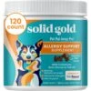 Solid Gold Pet Pal-lergy Allergy Chews Supplement For Dogs, 120 Count
