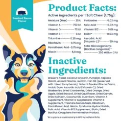 Solid Gold PetVites Multi-Vitamin Chews Supplement For Dogs, 120 Count -Pet Wellness 819350 PT4. AC SS1800 V1695824037